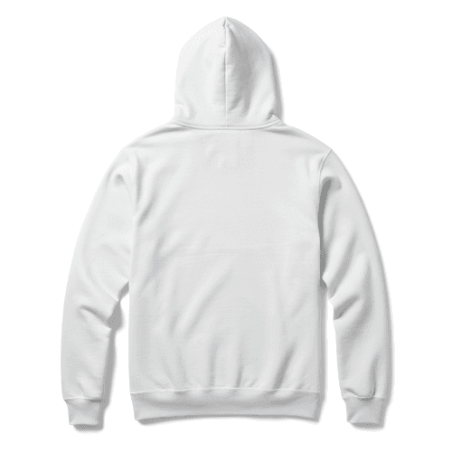 White Hoodie-Classic Fleece-Lined Hoodie – Cozy Everyday Wear