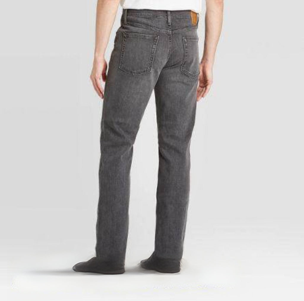 Men’s Contemporary Slim-Cut Grey Jeans