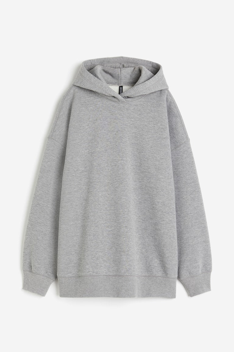 Grey Hoodie-Classic Fleece-Lined Hoodie – Cozy Everyday Wear