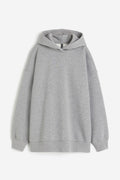 Grey Hoodie-Classic Fleece-Lined Hoodie – Cozy Everyday Wear
