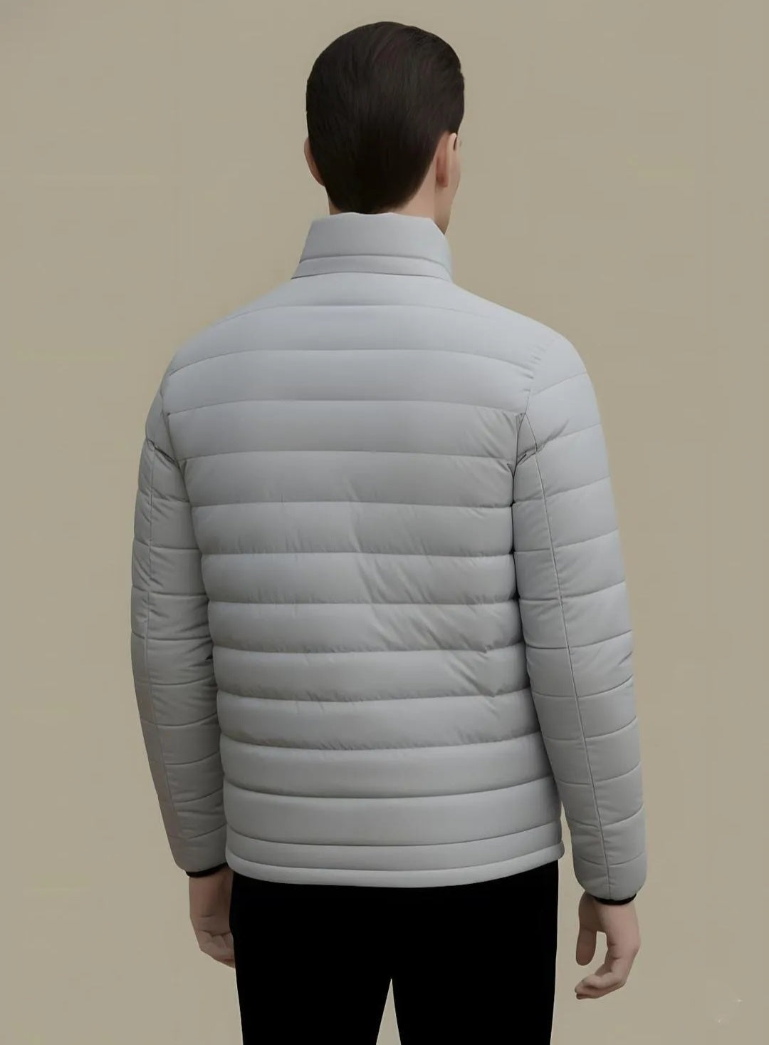Men’s Grey Sleeveless Puffer Jacket