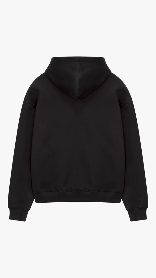 Black Hoodie-Classic Fleece-Lined Hoodie – Cozy Everyday Wear