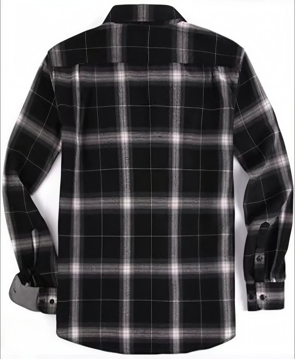 Men’s Checkered Button-Down Shirt