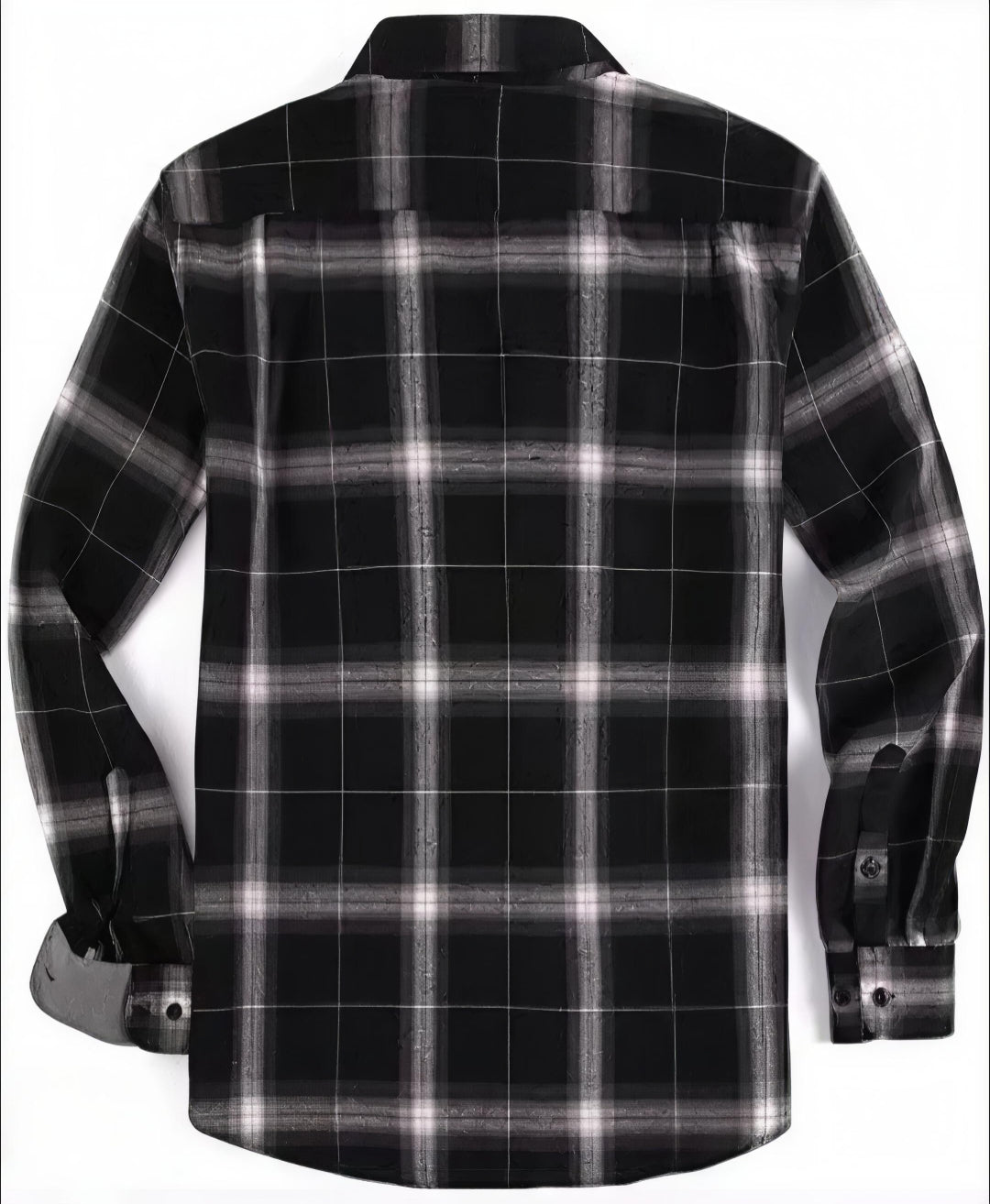 Men’s Checkered Button-Down Shirt
