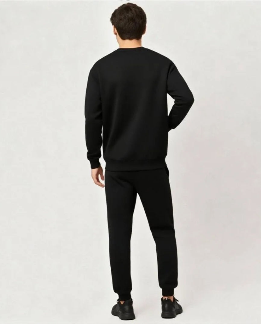 Men’s Black Summer Tracksuit Set