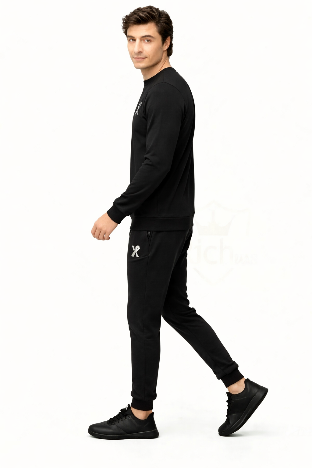 Men’s Black Summer Tracksuit Set