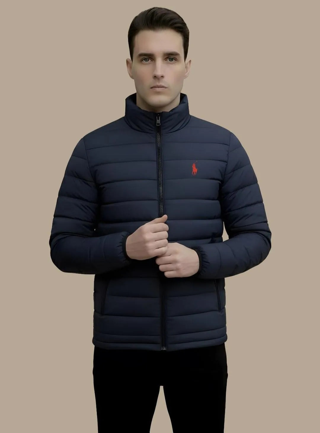 Men’s Navy Sleeveless Puffer Jacket