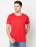 Premium Red Cotton T-Shirt for Everyday Comfort