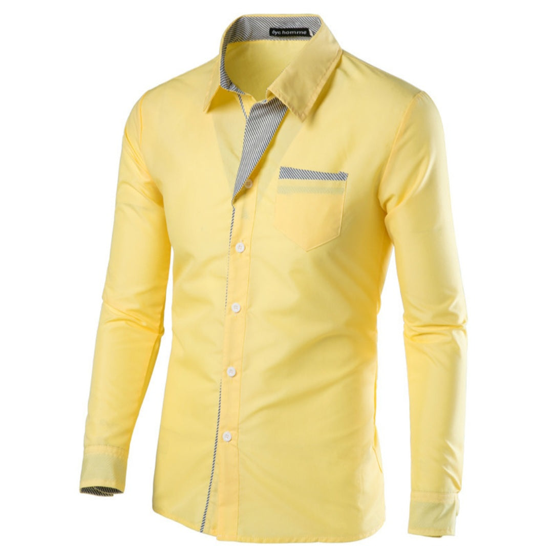 Men’s Slim Fit Button-Down Shirt – Modern Style