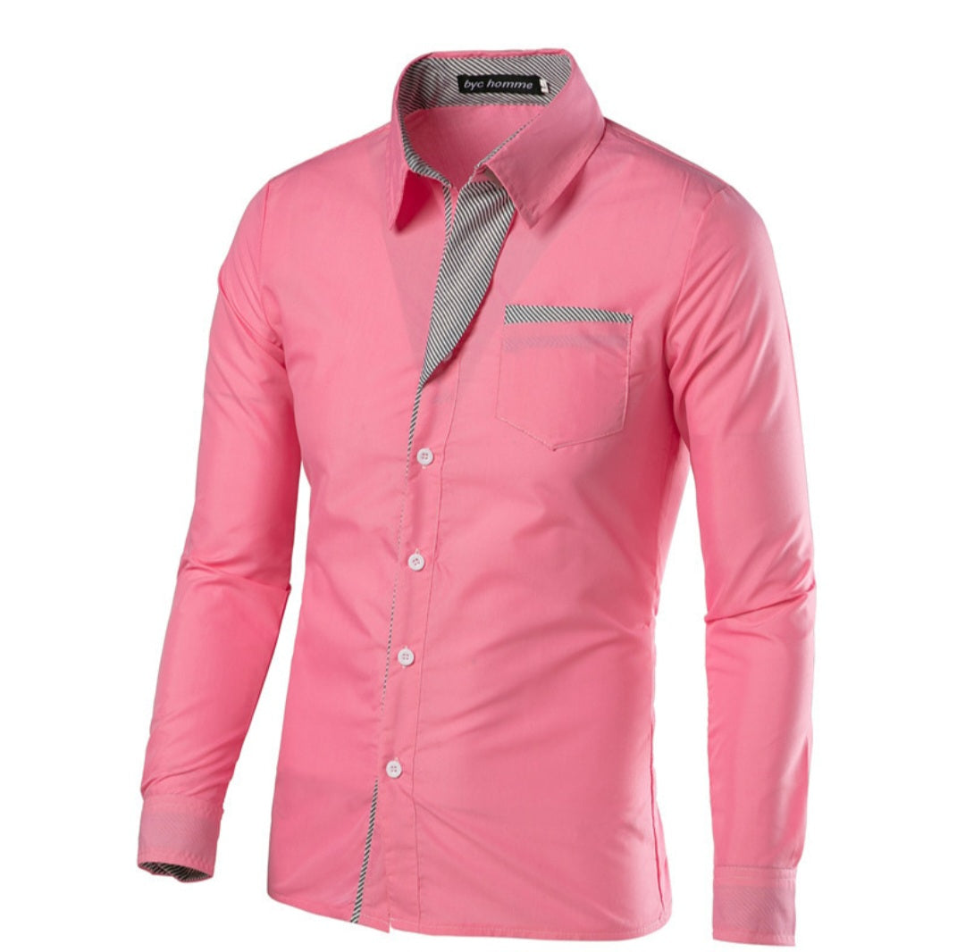 Men’s Slim Fit Button-Down Shirt – Modern Style