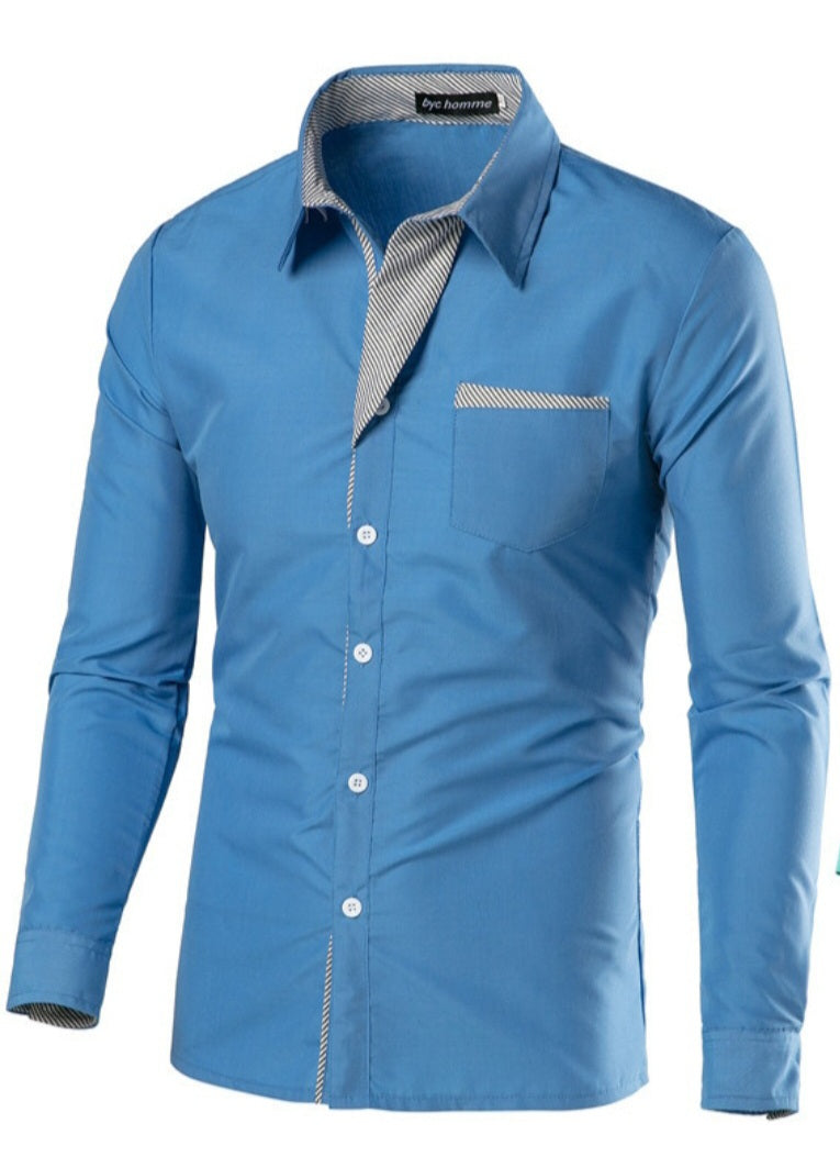 Men’s Slim Fit Button-Down Shirt – Modern Style