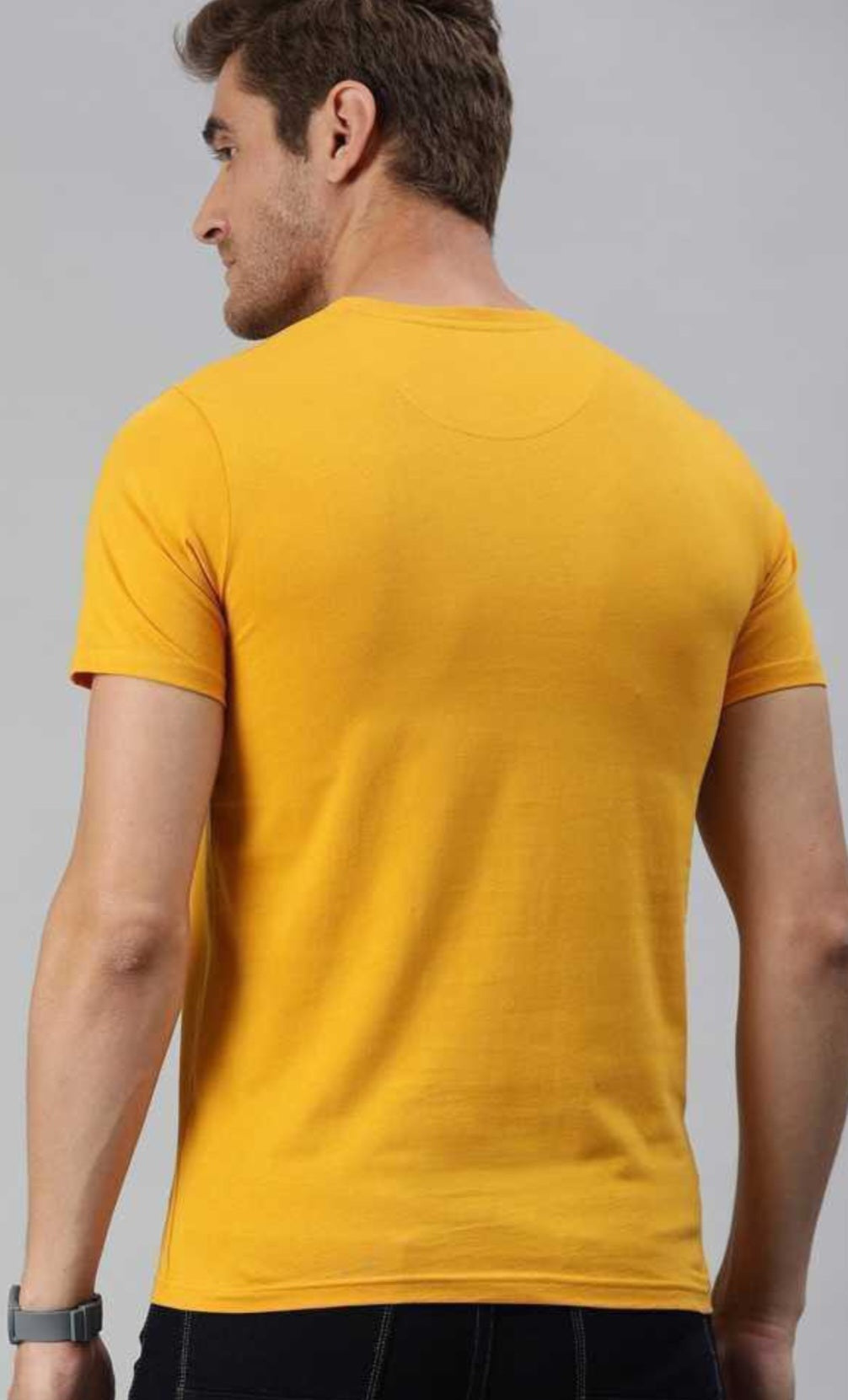 Premium Yellow Cotton T-Shirt for Everyday Comfort