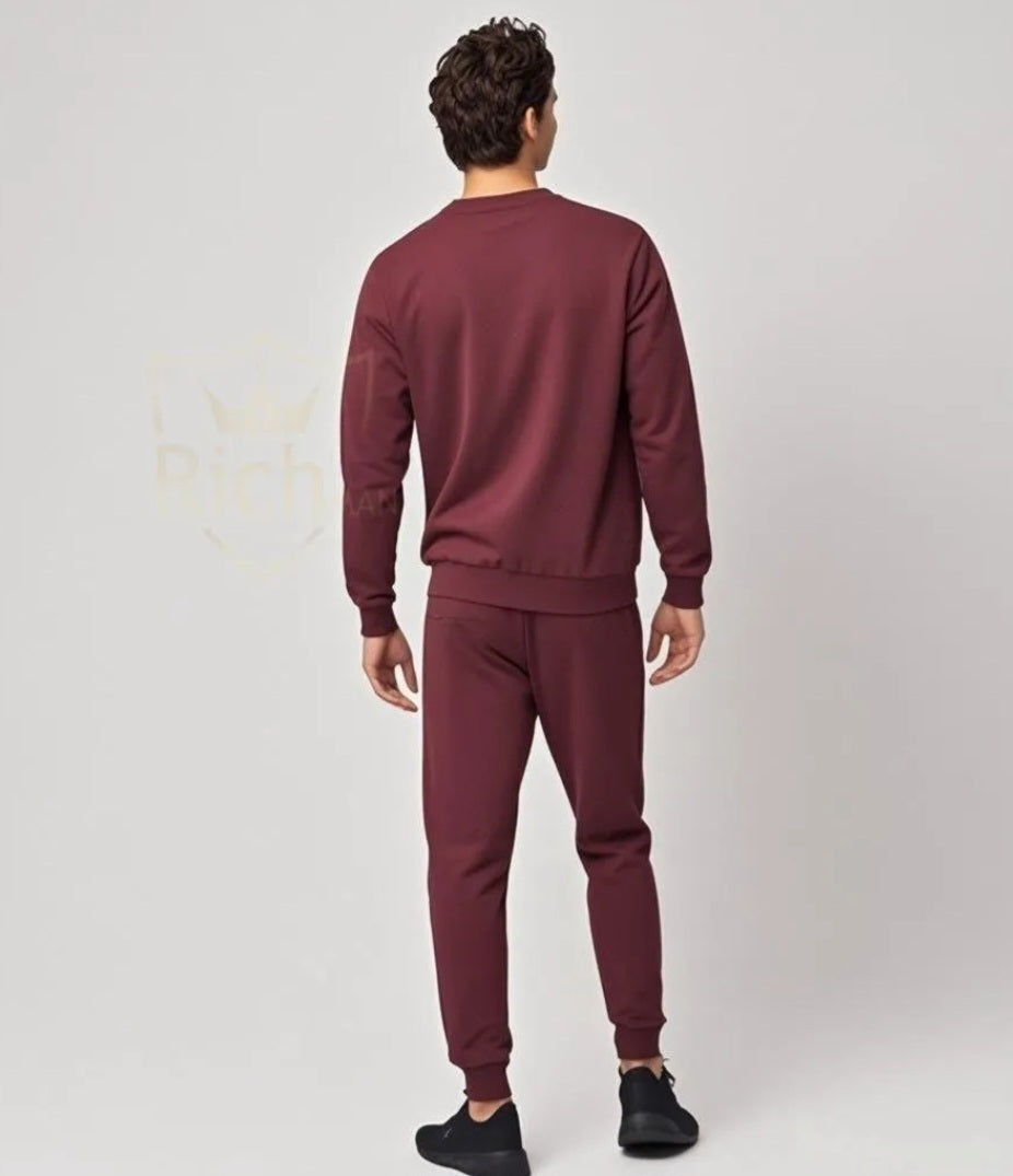 Men’s Red Summer Tracksuit Set