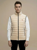 Men’s Off-white Sleeveless Puffer Jacket